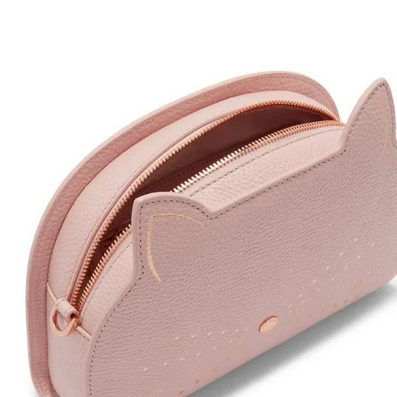 NWT Ted Baker Cat Leather Crossbody Bag